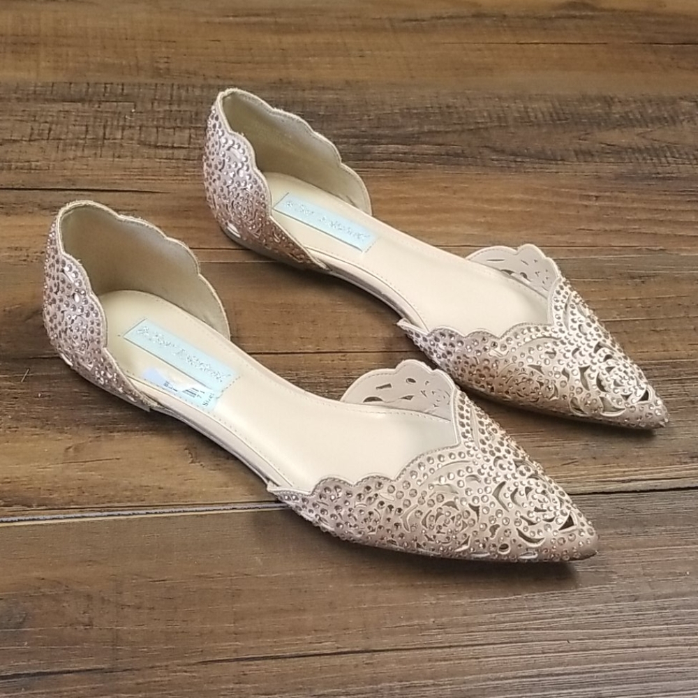 Blue by Betsey Johnson Lucy Embellished Flats